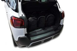 Torby Do Bagażnika Citroen C3 Aircross 2017-2024 3Szt Kjust. Czarne torby podróżne damskie KJUST, bez wzorów, z kauczuku. Za 944.00 zł.