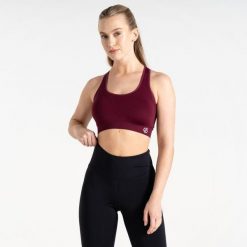 Stanik sportowy damski Don't Sweat It. Brązowe bielizna sportowa damska Dare 2B, xs, bez wzorów, z elastanu. Za 161.00 zł.
