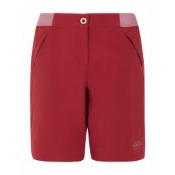 Szorty damskie Protest Prtacacia. Czerwone szorty damskie Protest, bez wzorów, z materiału. Za 282.50 zł.