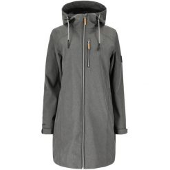 Wodoodporna parka dla kobiet Whistler Thora. Czarne parki damskie Whistler, bez wzorów, bez kaptura. W wyprzedaży za 408.50 zł.