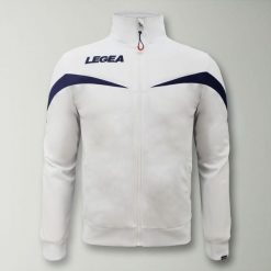 Męska Kurtka Biegowa Salvador Kluczowe Cechy Biało-Niebieska. Białe kurtki męskie Legea, m, bez wzorów, z poliesteru, z kapturem, do biegania. Za 72.00 zł.