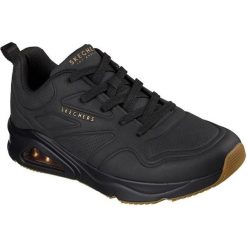 Buty sportowe męskie Skechers Tres air Uno Casairal. Czarne buty sportowe męskie Skechers, bez wzorów, z materiału, bez zapięcia. Za 427.00 zł.