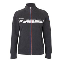 Damska bluza rozpinana Tecnifibre Knit Jacket. Szare bluzy damskie TECNIFIBRE, s, bez wzorów, z bawełny, bez ramiączek, bez kaptura. Za 169.00 zł.