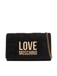 LOVE MOSCHINO Torebka JC4127PP0NKB100A Czarny. Czarne torebki do ręki damskie Love Moschino, bez wzorów, ze skóry, bez dodatków. Za 599.99 zł.