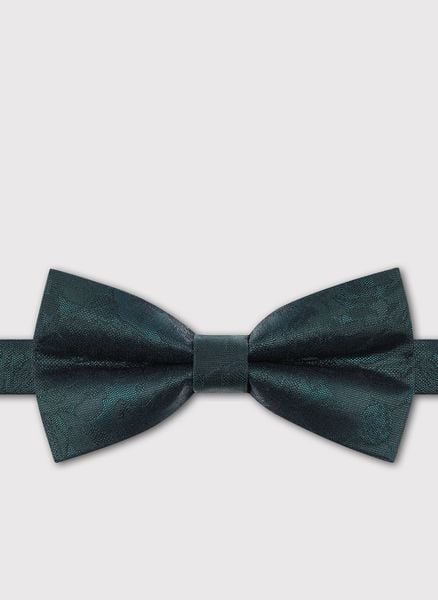 PAKO LORENTE - Zielona mucha męska. Zielone krawaty i muchy Pako Lorente, bez wzorów, z poliesteru, eleganckie. Za 99.99 zł.