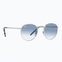 Okulary przeciwsłoneczne Ray-Ban New Round. Szare okulary przeciwsłoneczne damskie Ray-Ban. Za 629.99 zł.