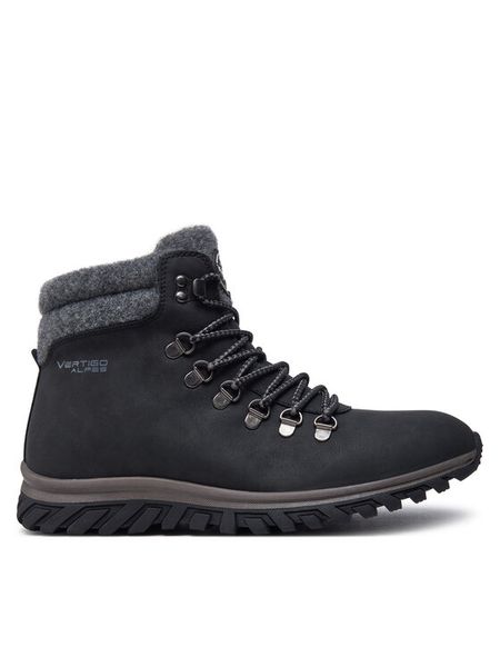Vertigo Alpes Trekkingi Uritz M Czarny. Czarne botki męskie Vertigo Alpes, ze skóry, bez zapięcia. Za 199.99 zł.