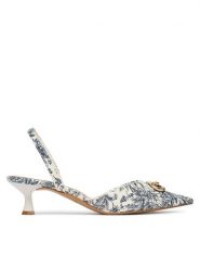 Aldo Czółenka Delicat 14344606 Granatowy. Niebieskie czółenka damskie Aldo, bez wzorów, ze skóry, bez obcasa, bez zapięcia. Za 359.99 zł.