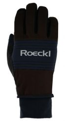 Rękawiczki rowerowe Roeckl Vinadi. Czarne rękawiczki męskie ROECKL, bez wzorów, ze skóry. Za 433.00 zł.