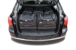 Torby Do Bagażnika Opel Astra Tourer 2010-2015 5Szt Kjust. Czarne torby podróżne damskie KJUST, bez wzorów, z kauczuku. Za 1,529.00 zł.