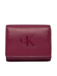 Calvin Klein Portfel Bold Ck Medium Bifold LV04F1047G Różowy. Czerwone portfele damskie Calvin Klein, ze skóry. Za 209.99 zł.