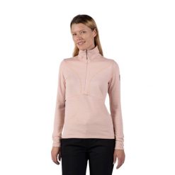 Bluza Rossignol W Blackside Fleece HZ różowa. Czerwone bluzy damskie Rossignol, na zimę, m, bez wzorów, sportowe, bez ramiączek, bez kaptura. Za 389.99 zł.