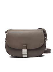 PINKO Torebka Saddle Mini PE PLTT 103831 A1ZX Szary. Szare listonoszki damskie Pinko, bez wzorów, ze skóry, bez dodatków. Za 1,489.00 zł.