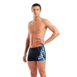 Spodenki kąpielowe męskie Arena Placement Swim Short. Czarne kąpielówki męskie ARENA, m, bez wzorów. Za 129.99 zł.