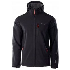 Kurtka męska Softshell Hi-Tec Caen - czarno-pomarańczowa, Rozmiar XL. Brązowe kurtki męskie Hi-tec, m, bez wzorów, z polaru, bez kaptura. Za 184.99 zł.