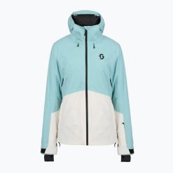 Kurtka narciarska damska SCOTT Ultimate Dryo 10. Zielone kurtki sportowe damskie Scott, na zimę, l, bez wzorów, z materiału, bez ramiączek, bez kaptura, narciarskie. Za 689.99 zł.