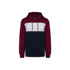 Bluza z kapturem Kariban. Białe bluzy damskie KARIBAN, s, bez wzorów, z bawełny, bez ramiączek, z kapturem. Za 234.50 zł.