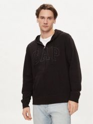 Gap Bluza 868454-00 Czarny Regular Fit. Czarne bluzy męskie GAP, m, bez wzorów, z bawełny, bez ramiączek, bez kaptura. Za 239.99 zł.