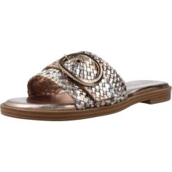 Sandały CARMELA 162198C Nago. Brązowe sandały damskie Carmela, bez wzorów, ze skóry, bez obcasa, bez zapięcia. Za 262.99 zł.