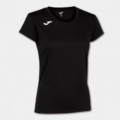 Koszulka do biegania damska Joma Record II z krótkim rękawem. Zielone bluzki damskie Joma, xl, bez wzorów, sportowe, bez kołnierzyka, bez ramiączek. Za 84.50 zł.