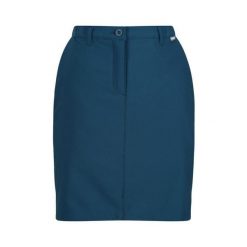 Damskie spódnico-spodenki Regatta Highton III. Niebieskie szorty damskie Regatta, bez wzorów, sportowe. W wyprzedaży za 200.50 zł.