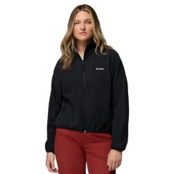 Bluza dresowa sportowa damska Sequoia Grove II FZ. Czarne bluzy damskie Columbia, xl, bez wzorów, z dresówki, sportowe, bez ramiączek, bez kaptura. Za 249.99 zł.