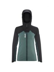 Kurtka do biegania Millet Intense Windbreaker Jkt W Zielony Active Fit. Zielone kurtki sportowe damskie Millet, m, bez wzorów, z meshu, bez ramiączek, bez kaptura, do biegania. Za 672.70 zł.