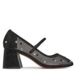 Półbuty Call It Spring. Czarne półbuty damskie Call it Spring, bez wzorów, bez obcasa, na obcasie, bez zapięcia. Za 149.99 zł.