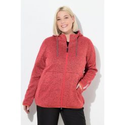 Damskie Sweter na polarze pluszowy polar dwukierunkowy suwak odblaski. Brązowe swetry nierozpinane damskie Ulla Popken, na zimę, plus size, bez wzorów, z materiału, sportowe, bez kołnierzyka, plus size, bez ramiączek. Za 349.99 zł.