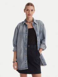 G-Star Raw Koszula jeansowa D26853-D536-G339 Niebieski Oversize. Niebieskie koszule damskie G-Star Raw, xl, bez wzorów, z bawełny, retro, bez kołnierzyka, bez ramiączek. Za 509.99 zł.