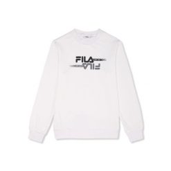 Bluza Fila Manta Regular Graphic. Białe bluzy męskie Fila, m, bez wzorów, sportowe, bez ramiączek, bez kaptura. Za 212.95 zł.