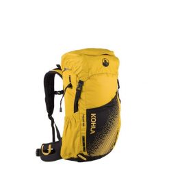 Plecak turystyczny Kohla Track 28L - lemon curry/caviar. Żółte plecaki damskie KOHLA, bez wzorów, sportowe. Za 513.99 zł.