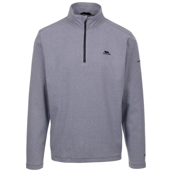 Męska Bluza Polarowa Dunford. Niebieskie bluzy sportowe męskie Trespass, na zimę, m, bez wzorów, z polaru, bez kaptura, trekkingowe. Za 127.99 zł.