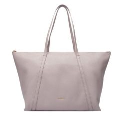 Torebka Coccinelle. Szare shopperki damskie Coccinelle, bez wzorów, bez dodatków. Za 1,269.00 zł.