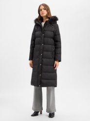 Lauren Ralph Lauren płaszcz puchowy Kobiety Sztuczne włókno czarny, M. Czarne płaszcze damskie Lauren Ralph Lauren, m, bez wzorów, z puchu, bez kołnierzyka. Za 1,399.95 zł.