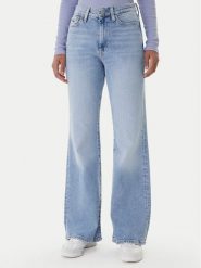 Tommy Jeans Jeansy Bella DW0DW22620 Niebieski Flare Fit. Niebieskie jeansy damskie Tommy Jeans, bez wzorów, z bawełny. Za 369.99 zł.