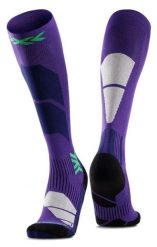 Skarpety narciarskie damskie X-Socks Ski Perform OTC. Fioletowe skarpetki damskie X-Socks, bez wzorów, z materiału. Za 172.65 zł.