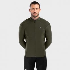 Męska kurtka rowerowa softshell Kolarstwo Siroko J1 Khangai. Zielone kurtki męskie SIROKO, l, bez wzorów, z materiału, bez kaptura, rowerowe. W wyprzedaży za 256.95 zł.