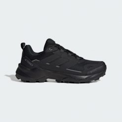 Buty trekkingowe Terrex Skychaser AX5 GORE-TEX Hiking. Czarne trekkingi męskie Adidas, z gore-texu, bez zapięcia. Za 529.00 zł.