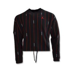 Bluza Air Jordan Essential Fleece Top Wmns. Czarne bluzy damskie Jordan, bez wzorów, bez ramiączek, bez kaptura. Za 224.00 zł.