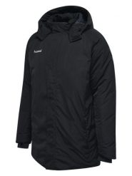 HUMMEL kurtka męska ciepła TECH MOVE BENCH JACKET. Czarne kurtki sportowe męskie Hummel, m, bez wzorów, z materiału, bez kaptura, na fitness i siłownię. Za 210.00 zł.