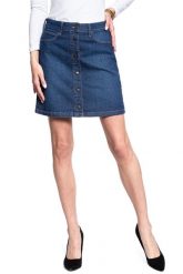 SPÓDNICA JEANSOWA LEE A LINE SKIRT DARK GARNER L38NDJUV 112108277. Spódnice damskie Lee, do pracy, na jesień, l, bez wzorów, z bawełny, biznesowe, z podwyższonym stanem, midi, dopasowane. W wyprzedaży za 79.99 zł.