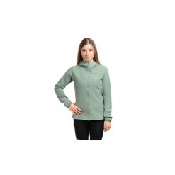 Bluza trekkingowa damska Quantra Pro Hoody Women. Zielone bluzy damskie RAB, bez wzorów, sportowe, bez ramiączek, z kapturem. Za 649.99 zł.