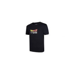 Koszulka Victor Dragon Ball T-502DBZ. Czarne bluzki damskie Victor, bez wzorów, sportowe, bez kołnierzyka, bez ramiączek. Za 129.99 zł.
