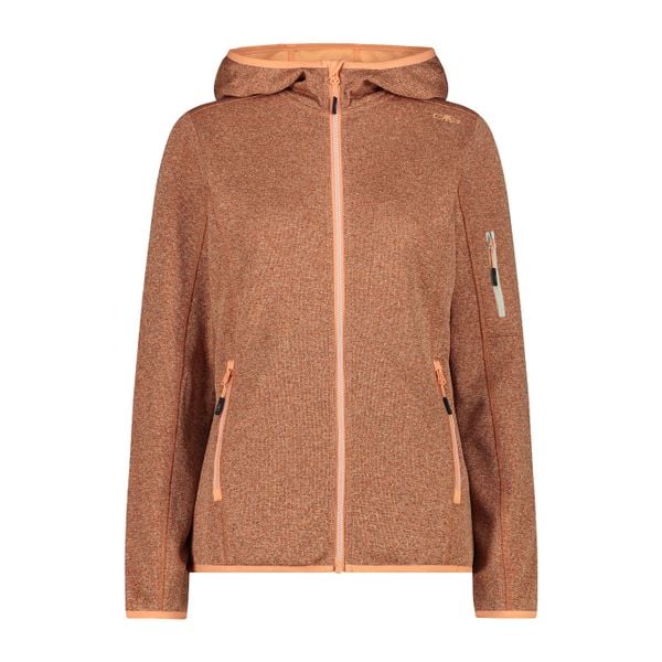 Bluza damska turystyczna CMP 30H5856. Brązowe bluzy damskie CMP, l, bez wzorów, z materiału, sportowe, bez ramiączek, z kapturem. Za 249.00 zł.