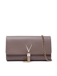 Valentino Torebka Divina VBS1R401G Beżowy. Brązowe torebki do ręki damskie Valentino, bez wzorów, ze skóry, bez dodatków. Za 336.00 zł.