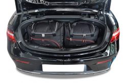 Torby Do Bagażnika Mercedes-Benz E Cabrio 2017-2023 4Szt Kjust. Czarne torby podróżne damskie KJUST, bez wzorów, z kauczuku. Za 966.00 zł.