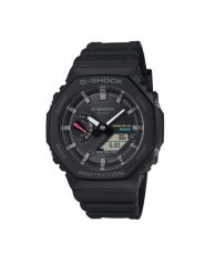 G-Shock Zegarek GA-B2100-1AER Czarny. Czarne zegarki męskie G-Shock, bez wzorów, z syntetyku. Za 619.99 zł.
