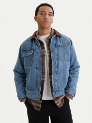 RVCA Kurtka jeansowa Post Dayshift 23A213506 Niebieski Regular Fit. Niebieskie kurtki męskie RVCA, m, bez wzorów, z bawełny, bez kaptura. Za 739.99 zł.