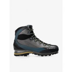 Buty trekkingowe męskie La Sportiva Trango Trk Leather GTX. Szare buty zimowe męskie La Sportiva, bez wzorów, z materiału, za kostkę, bez obcasa, bez zapięcia. Za 980.99 zł.